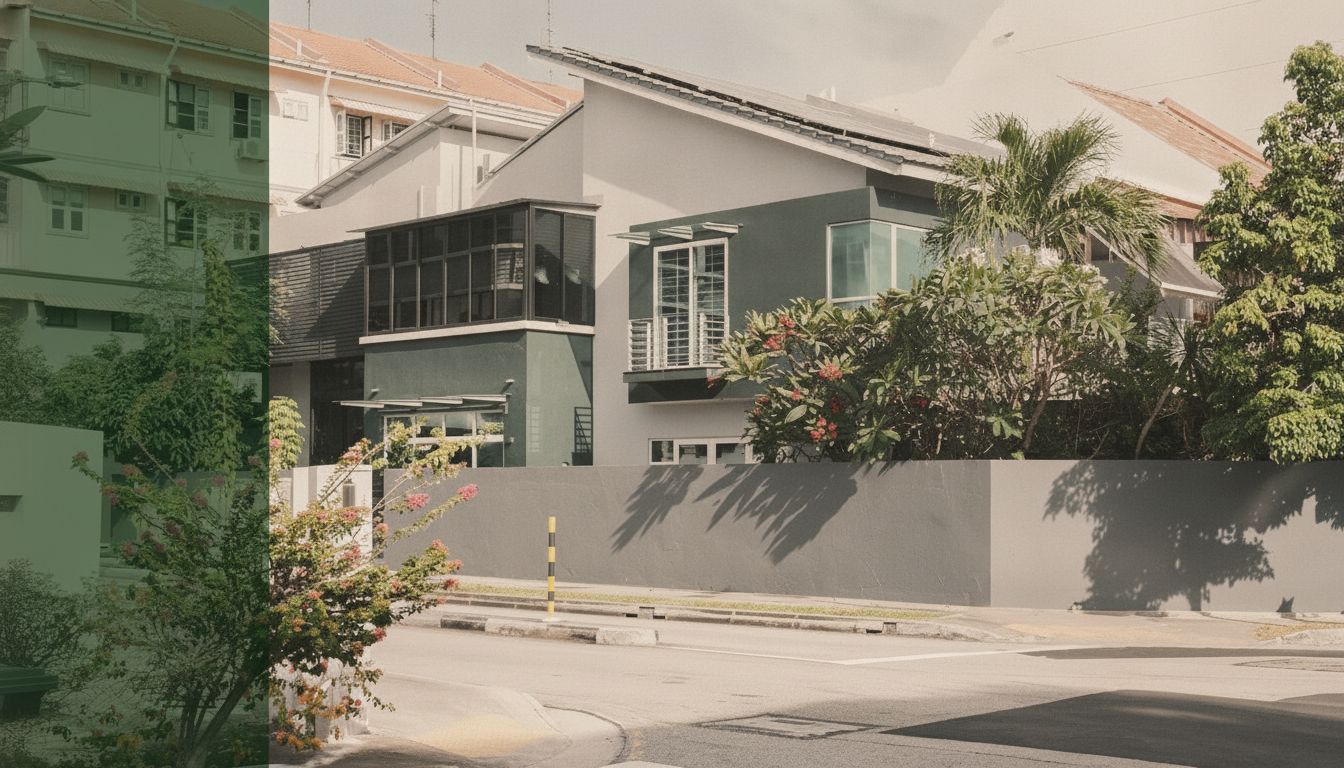 Modern Singapore landed terrace home in Kovan, District 19