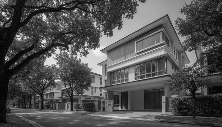 Modern Singapore terrace house in Kovan