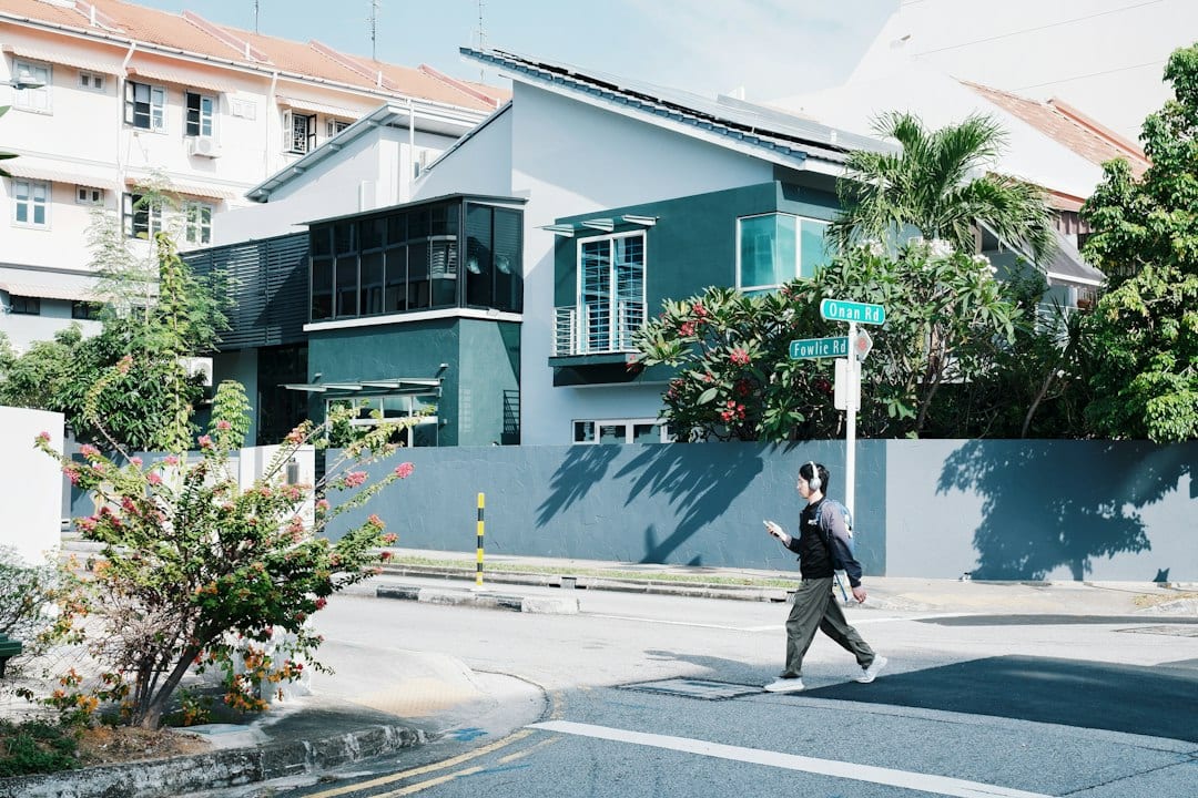 Landed home exterior in Singapore